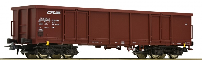 Gondola car type Eaos<br /><a href='images/pictures/Roco/231273.jpg' target='_blank'>Full size image</a>